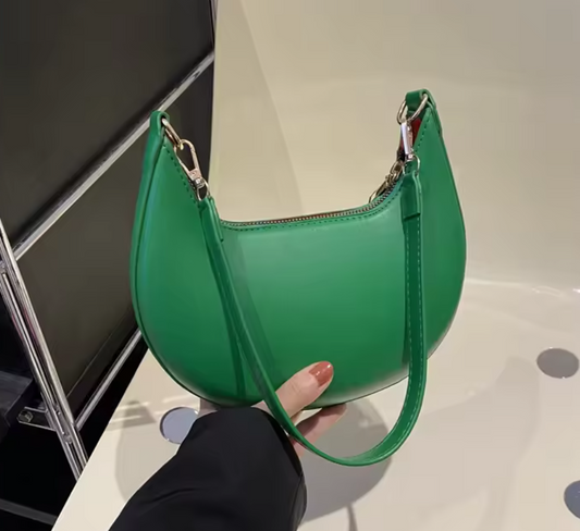 Fashionable High-end Moon-shaped Women's Bag