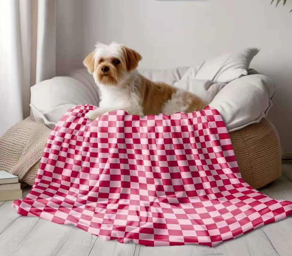 Soft & Durable Checkered Flannel Blanket