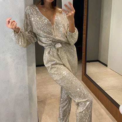 Ophelia Sequin Jumpsuit