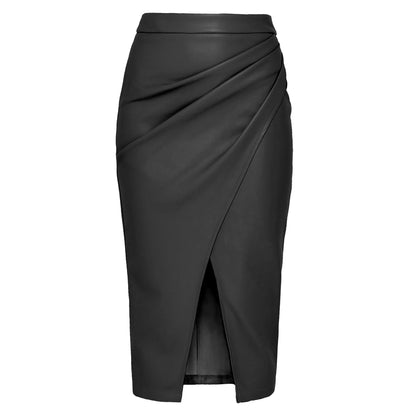 Camille Faux Leather Skirt