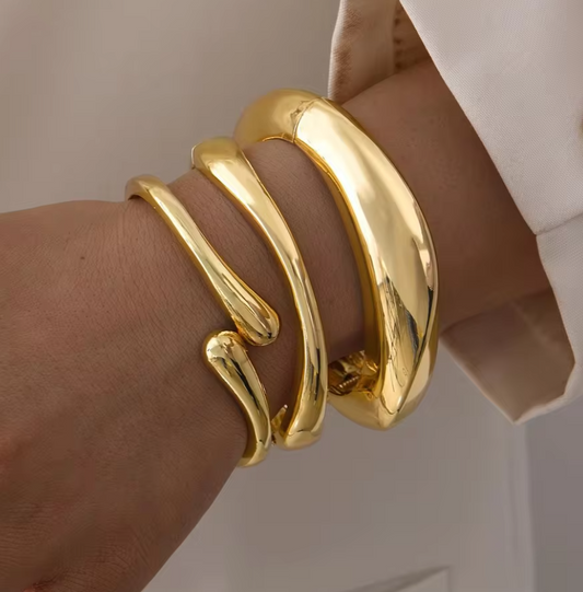Minimalist Chunky Bracelets For Women
