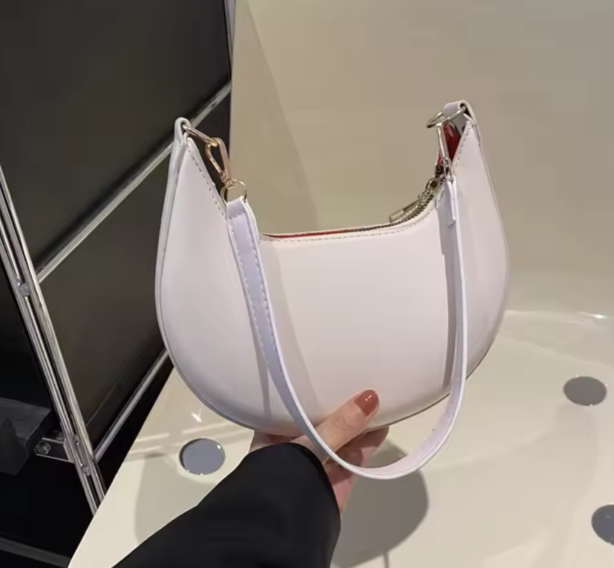 Fashionable High-end Moon-shaped Women's Bag