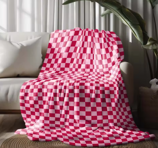 Soft & Durable Checkered Flannel Blanket